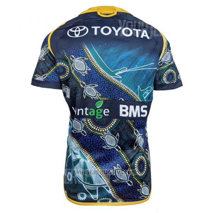 Maglia North Queensland Cowboys Rugby 2021 Commemorativo